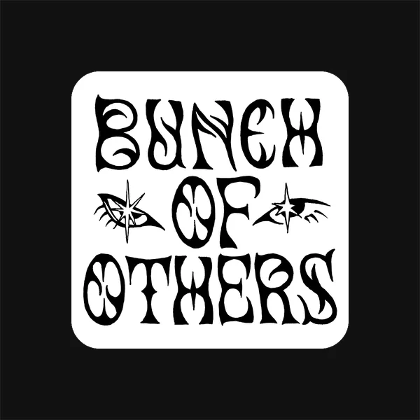 BOO Logo Sticker — three-inch die-cut vinyl of the Bunch of Others logo